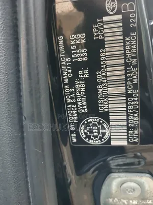 Toyota Yaris 2015 Black