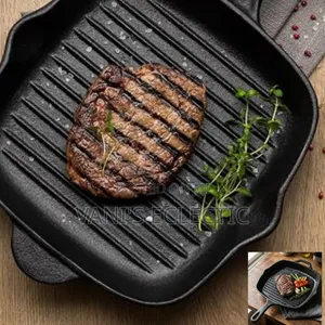 Tramontina 27cm Square Griddle Pan (Cast Iron Grill Pan)