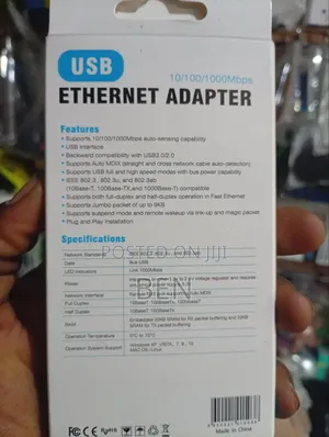 Generic USB 3.0 Ethernet Adapter Network Card With Rj45
