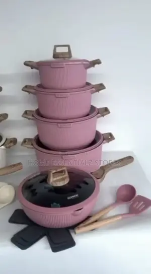 Donnor Non-Stick Granite Cookware Set With Utensils- Donnor Pots