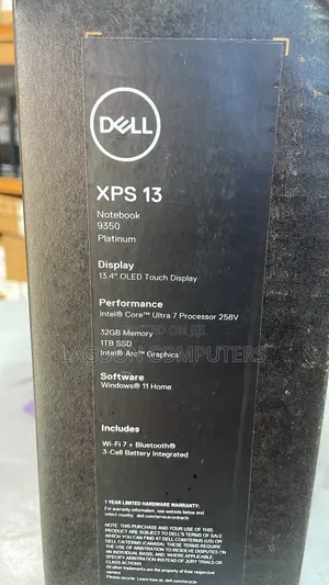 New Laptop Dell XPS 13 32GB Intel Core Ultra 7 SSD 1T