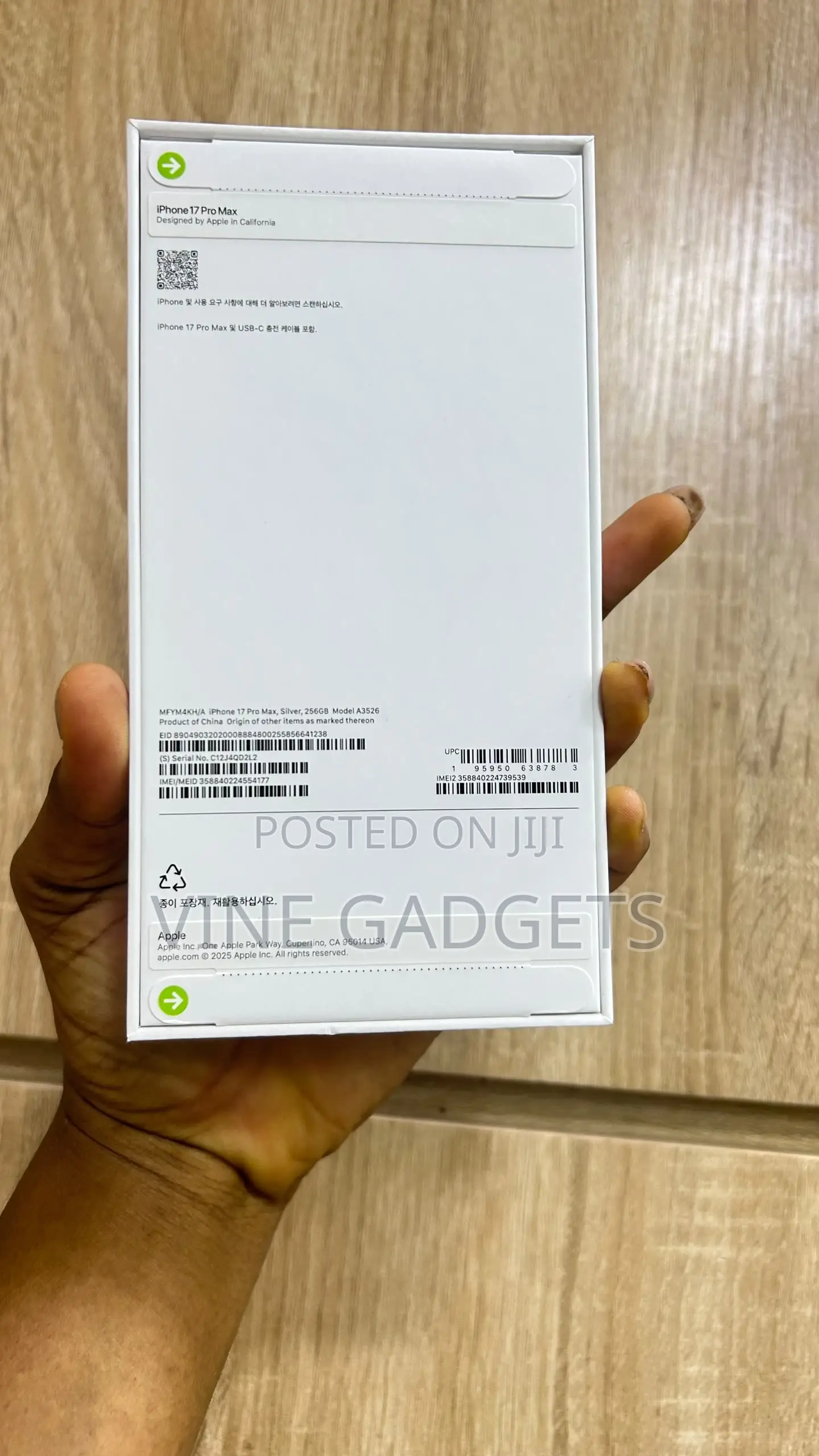 New Apple iPhone 17 Pro Max 2 TB Silver
