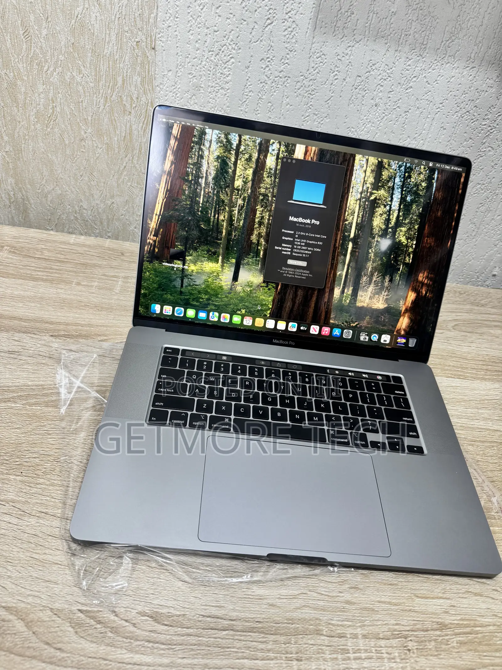 Laptop Apple MacBook Pro 2019 32GB Intel Core i9 SSD 1T