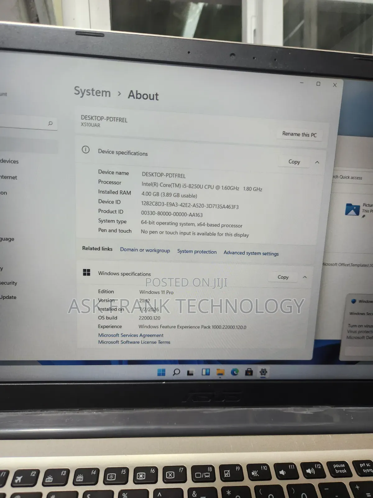 Laptop Asus R50A 8GB Intel Core i5 SSD 128GB