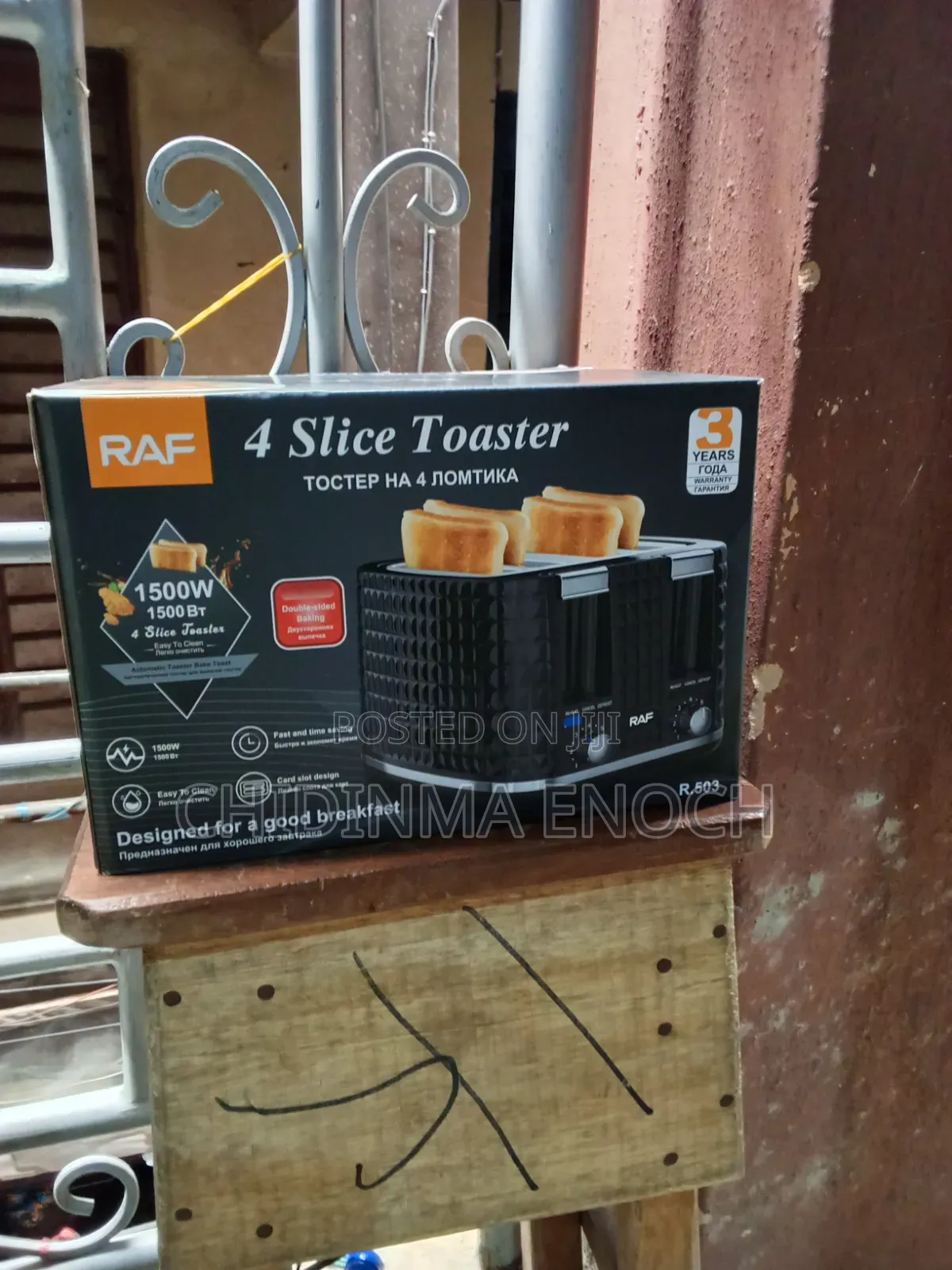 RAF 4 Slice Toaster