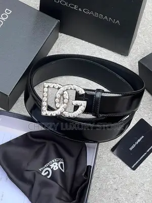 Docle Gabbana Quality Luxury Men Genuine Leather Belt