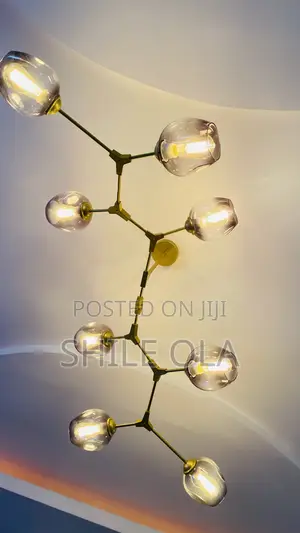 Nordic Molecular Chandelier Light