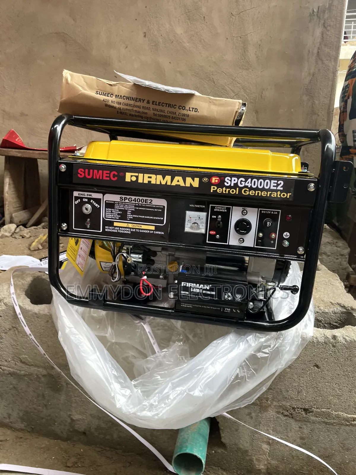 SUMEC FIRMAN 4.5KVA Home Backup Generator
