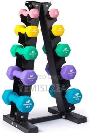 5 Steps Dumbbell Rack