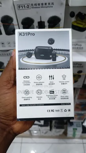  Pro Wireless Microphone Mic With Charging Case Clip