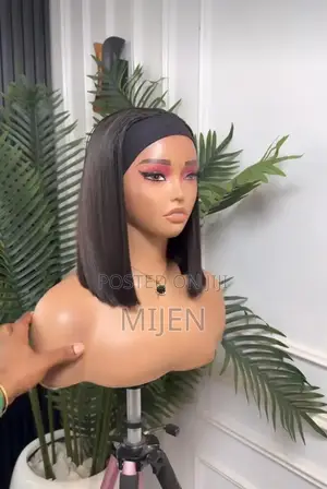 Straight Band Wig