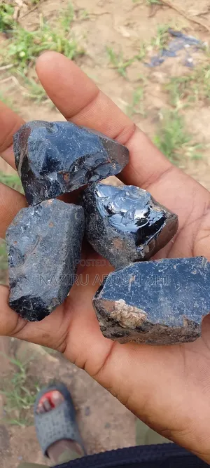 Raw Black Obsidian Stone