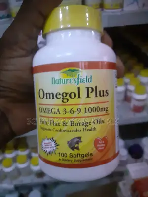 Nature's Field Omegol Plus (Omega 3 6 9 Fish Oil) by 100 Softgels