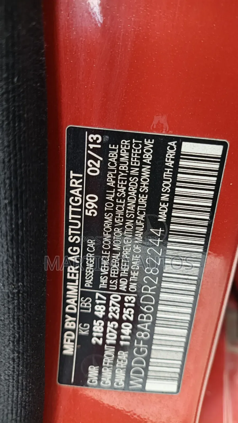 Mercedes-Benz C300 2013 Red