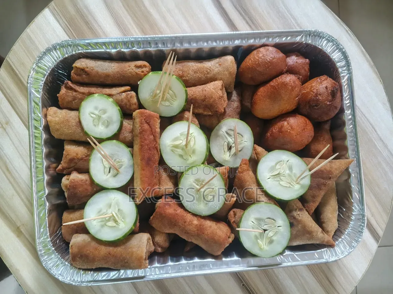 Small Chops in a Platter Pack