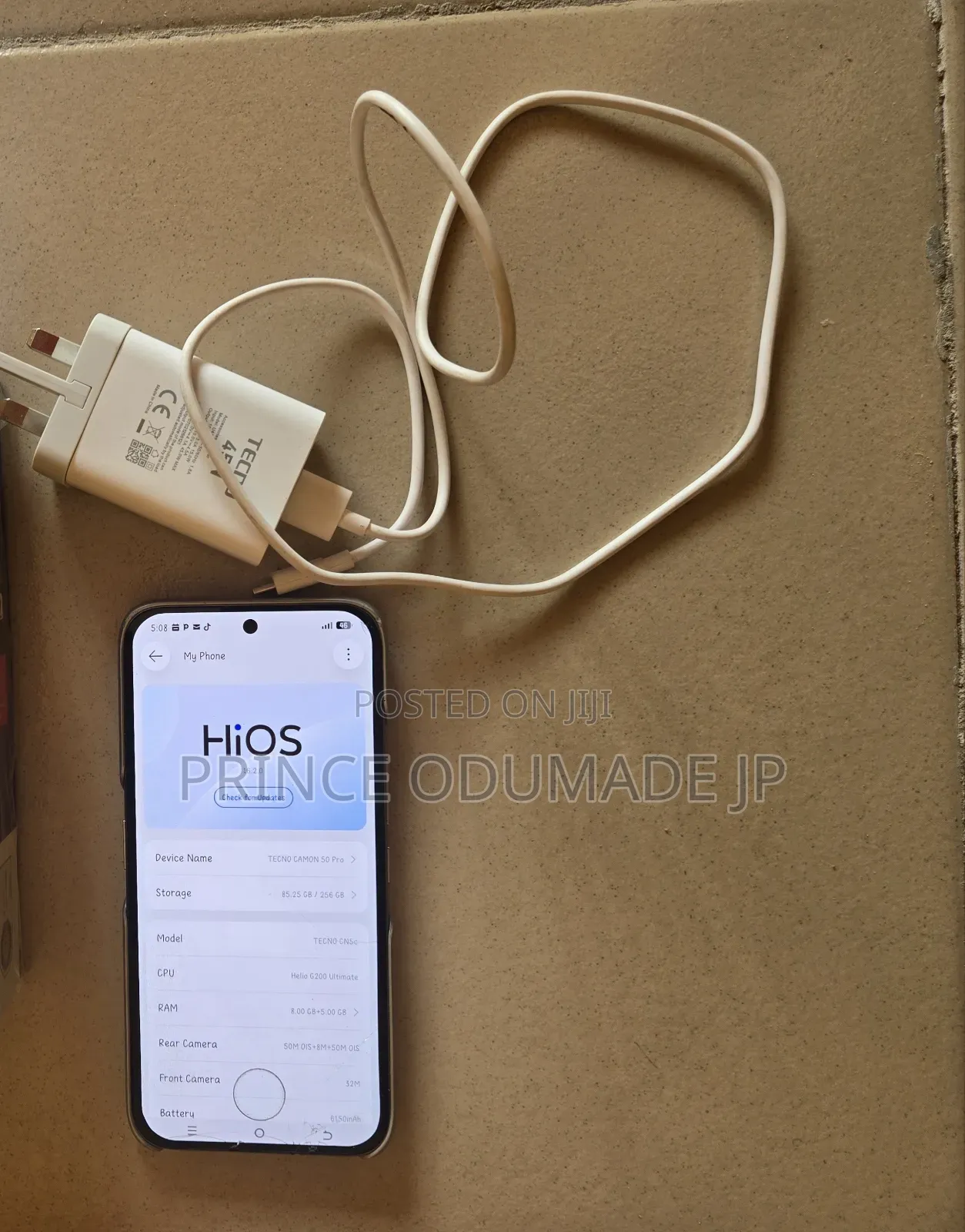 Tecno Camon 50 Pro 256 GB Gray