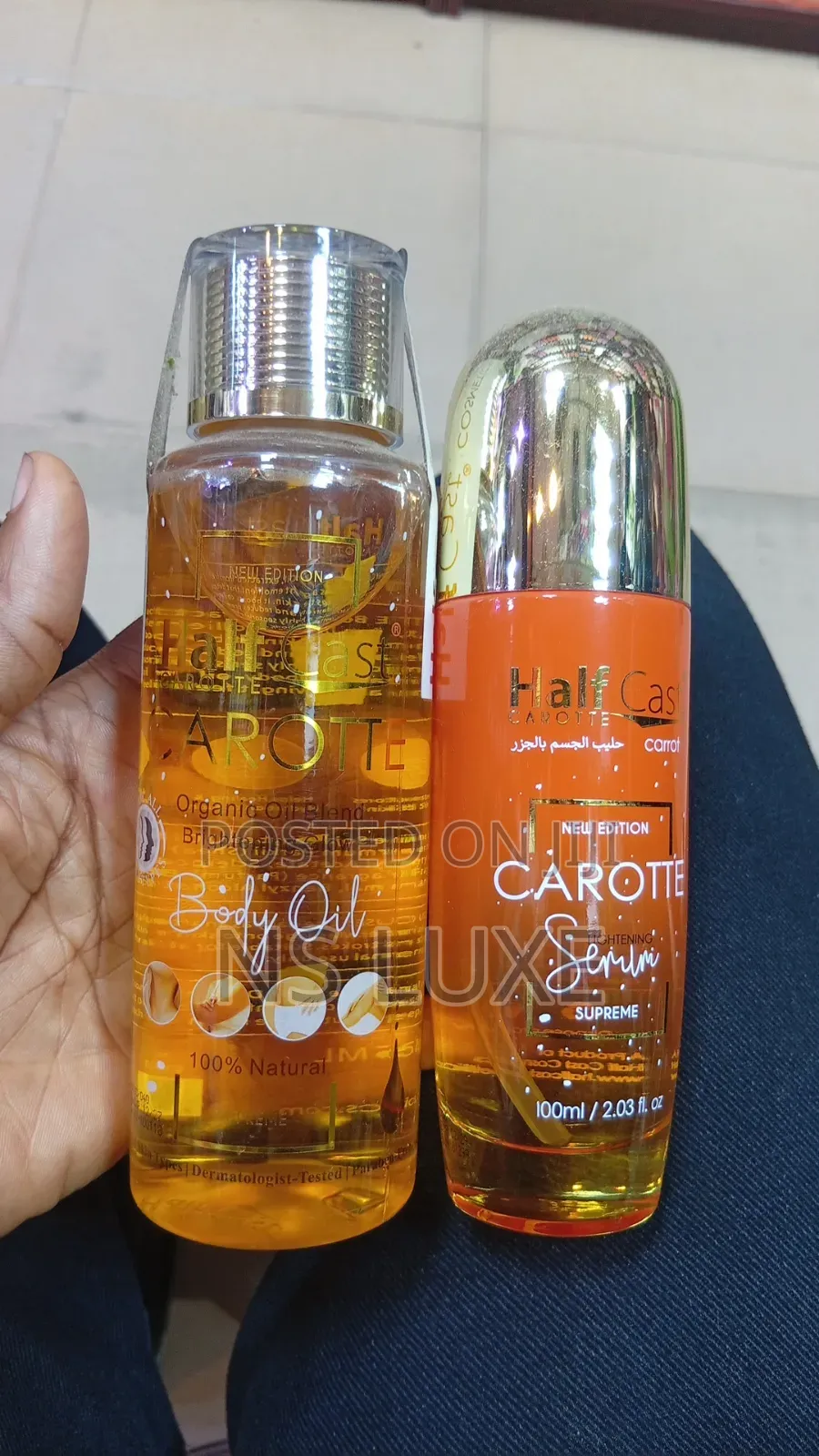 Half Caste Carrotte Body Oil and Serum