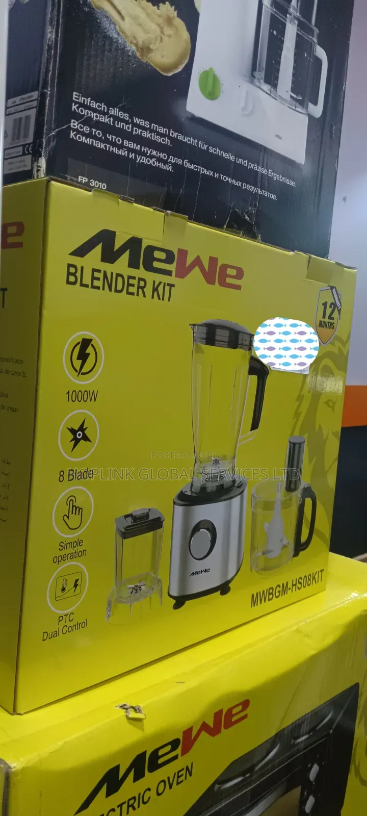 High Quality Mewe Blender Kit 1000W
