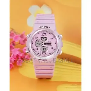 Student Rubber Strap Wristwatch Children