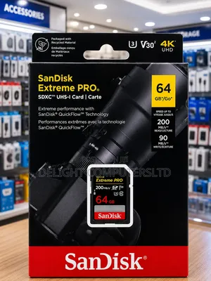 Sandisk 64gb Extreme Pro Sd Card