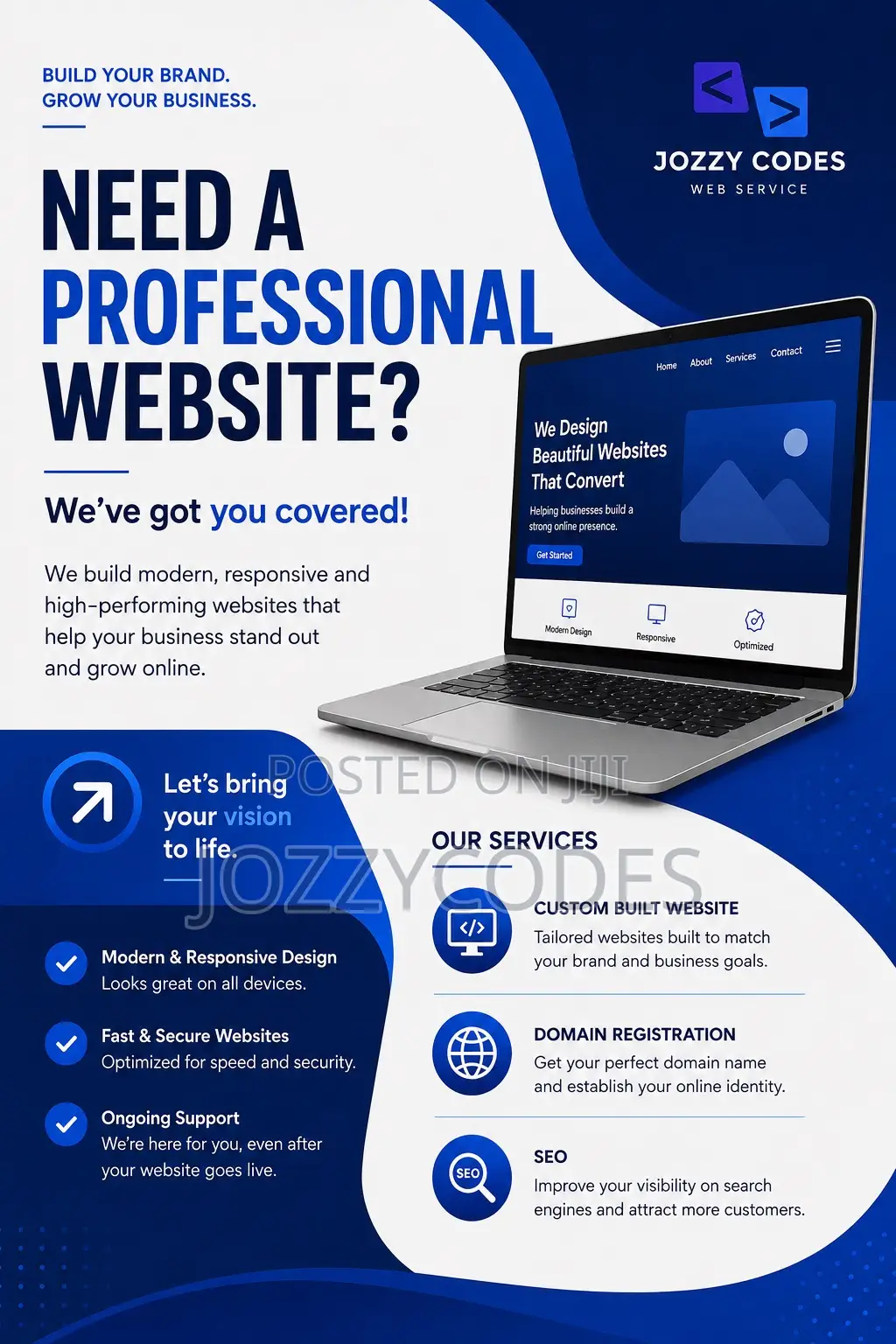 Get a Modern Website for Your Business