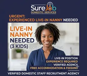 Urgent: Experienced Live-in Nanny Needed (3 Kids)