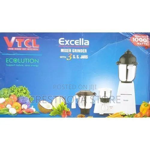 VTCL Excella Mixer,Grinder With Filter(3 Cups) 1000w