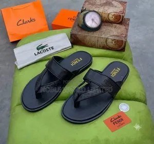 Fendi Black Pam Slippers OSO 6h