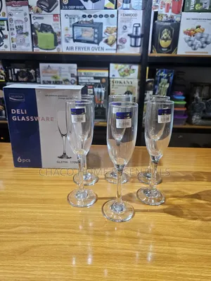 Deli Glassware Champagne Flutes 170ml - Set of 6