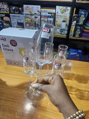 6-Piece Champagne Flute Glass Set - 250ml