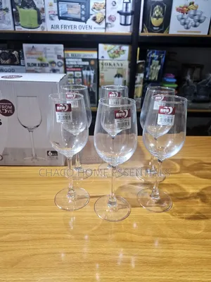 6-Piece Glass Wine Cup Set (330ml)