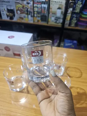 6-Piece Deli Glass Tumbler Set - Whiskey and Juice Cups