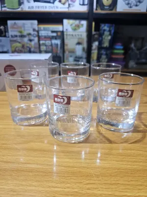 6-Piece Deli Glass Tumbler Set - Whiskey and Juice Cups
