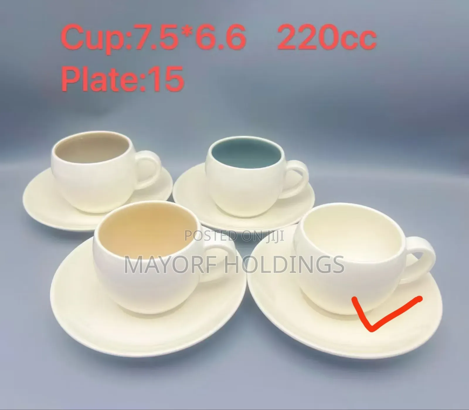 Tea Cup With Saucer 12pcs