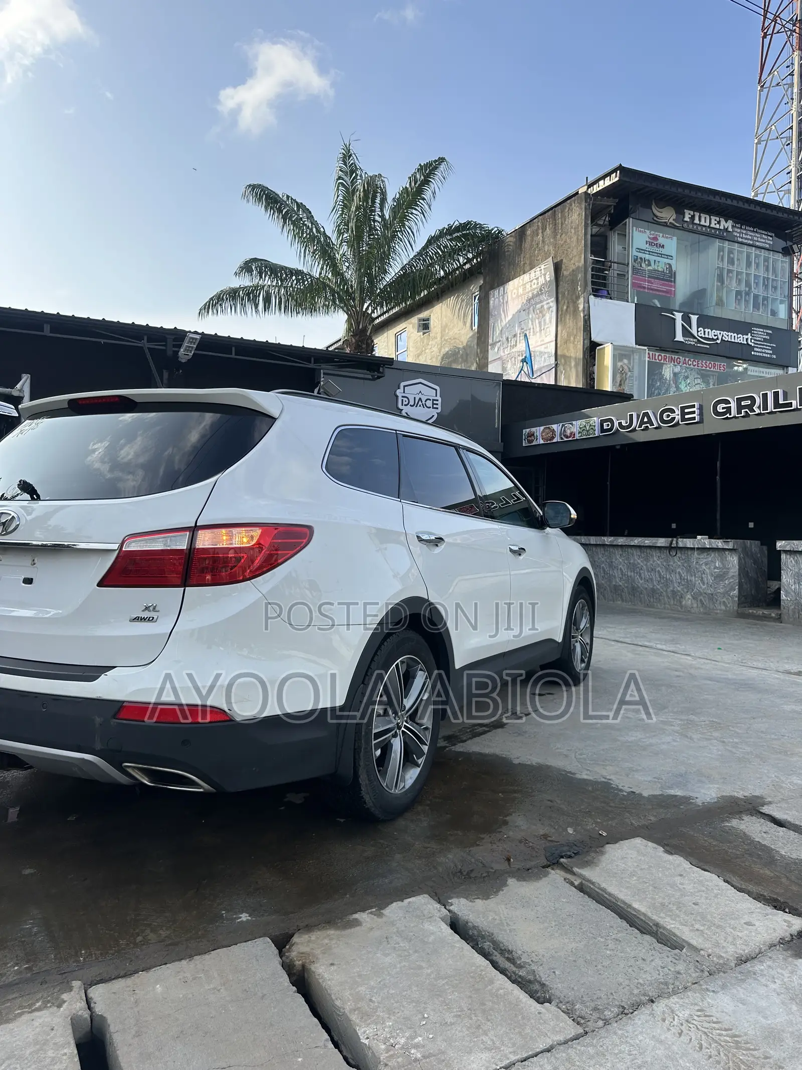 Hyundai Santa Fe 2016 White