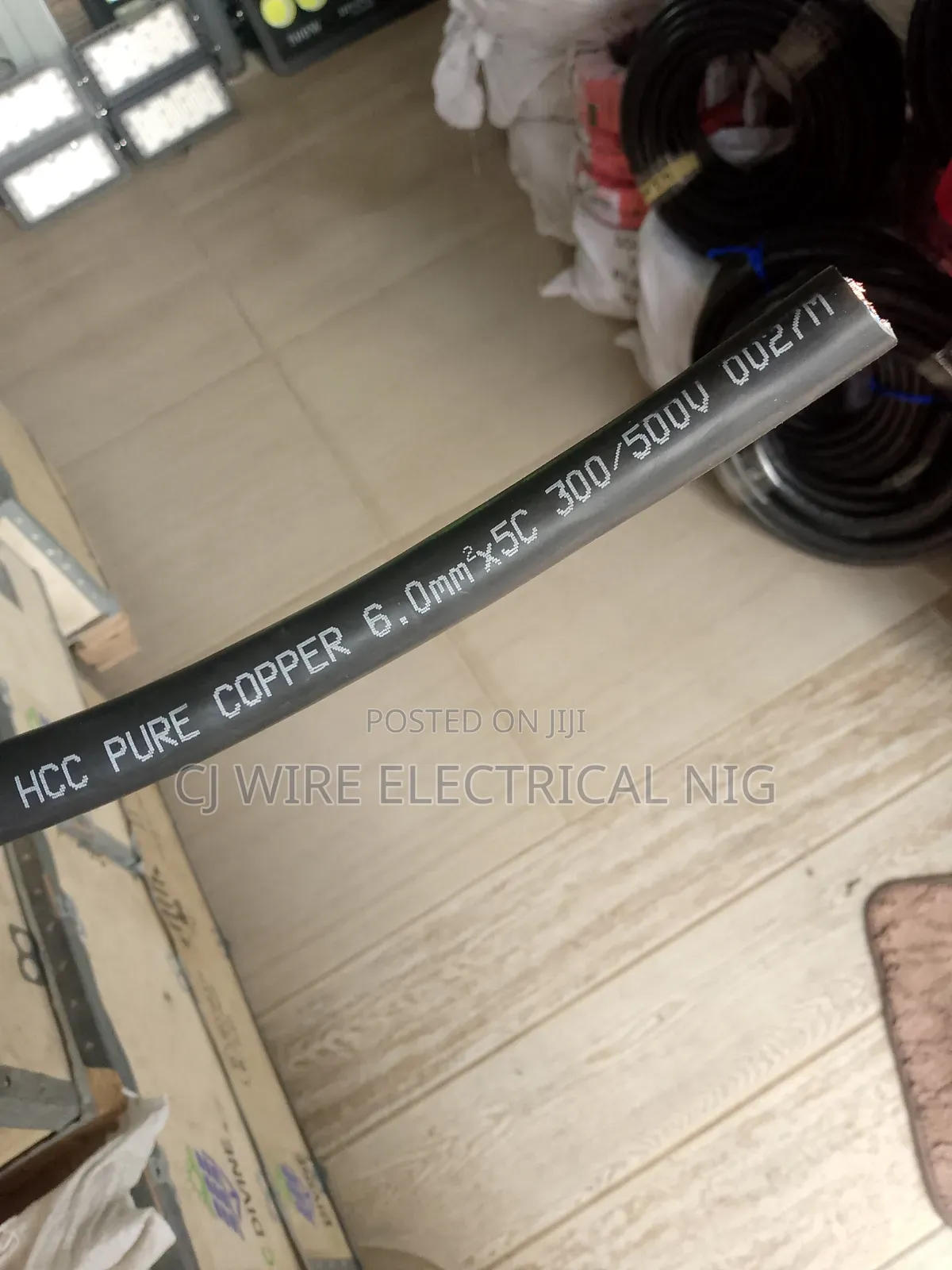 6mm 5core Flex Wire Pure Copper