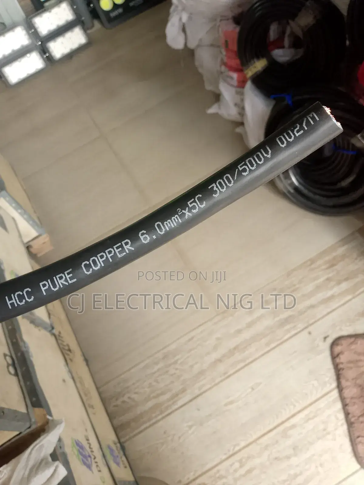 6mm 5core Flex Wire Pure Copper