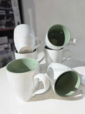 Modern Two-Tone Ceramic Tea Coffee Mugs