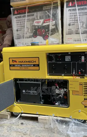 6.5kva Original Maxmech Diesel Soundproofed Silent Generator