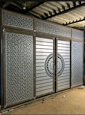 Wrought Iron Gate Lazer Cut Design