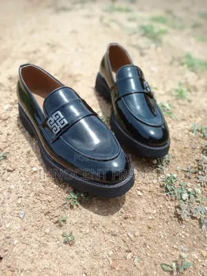 Black Mirror Loafers Shoe