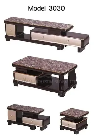 Brand New Modern Luxury TV Stand and Center Table Set
