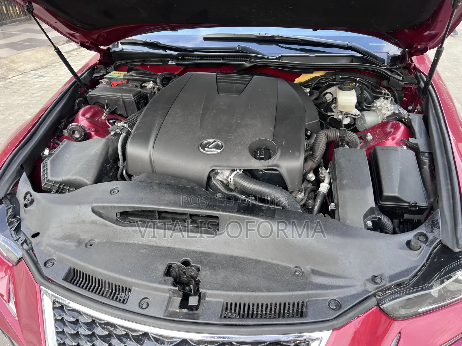 Lexus IS 250 4WD 2014 Red