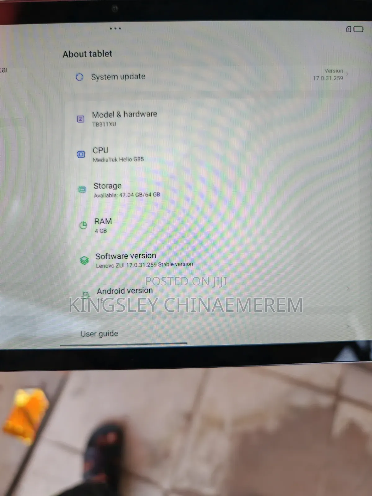 Lenovo Tab TB311FU 64 GB Gray