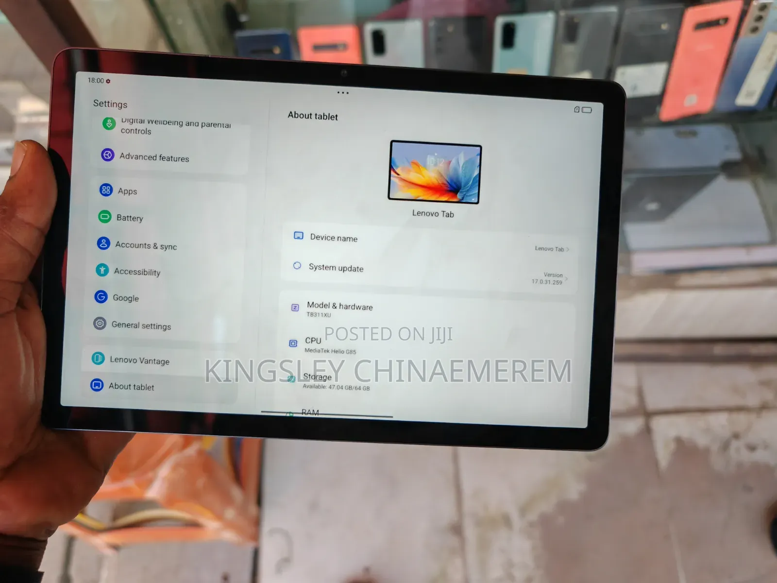 Lenovo Tab TB311FU 64 GB Gray