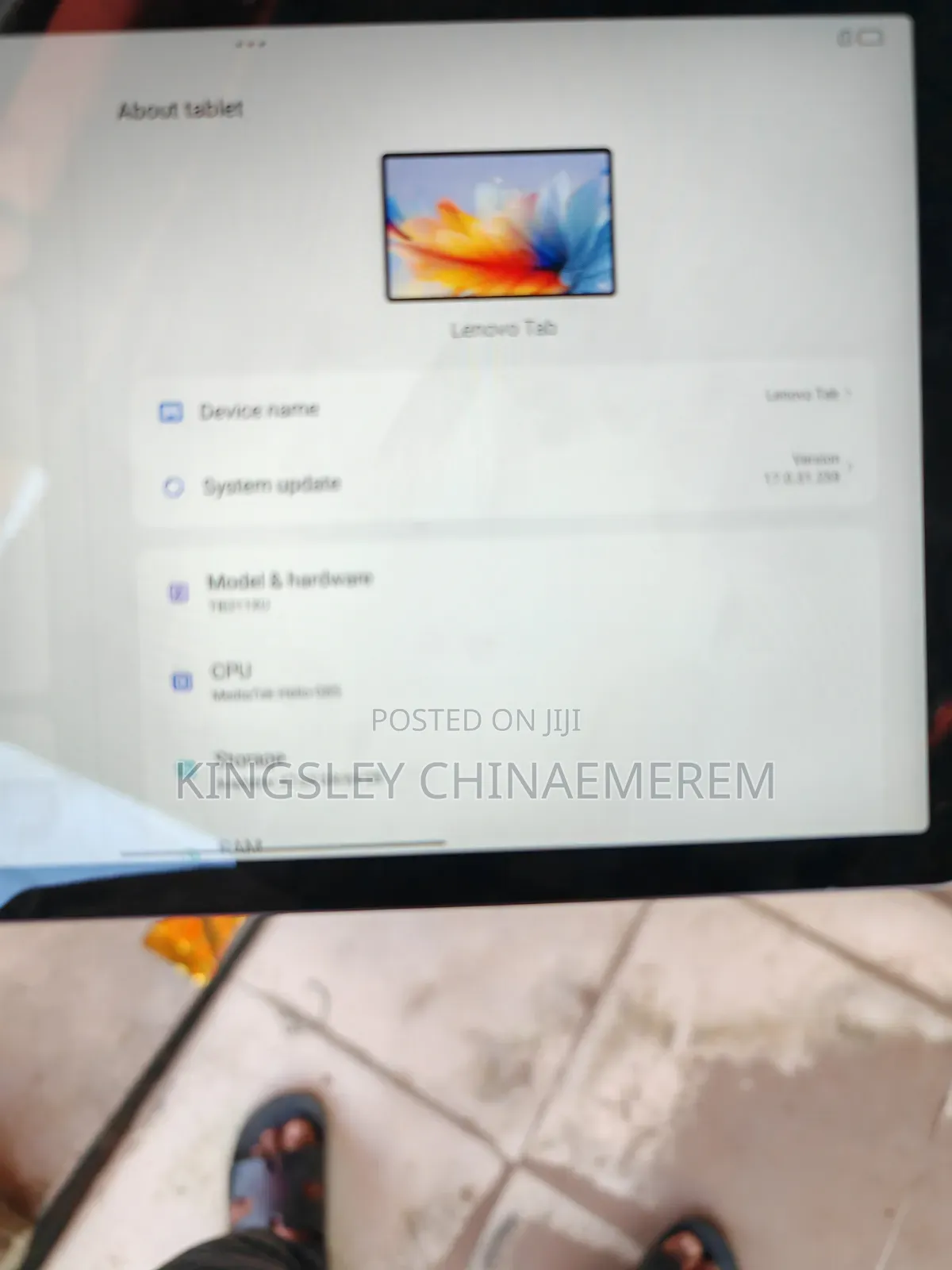 Lenovo Tab TB311FU 64 GB Gray