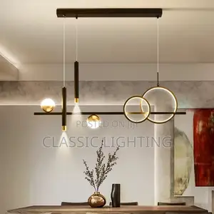 Modern Minimalist Led Pendant Lights With Spot Lamp for Kitchen