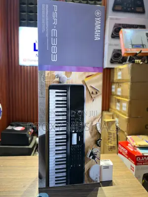 Yamaha PSR-E383 Portable Electronic Keyboard With Adapter