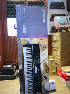 Yamaha PSR-E383 Portable Electronic Keyboard With Adapter