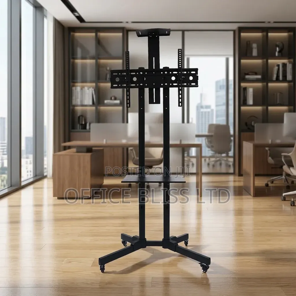 Mobile Trolley TV Stand With Wheels ( 32" - 70" ) Compatibility